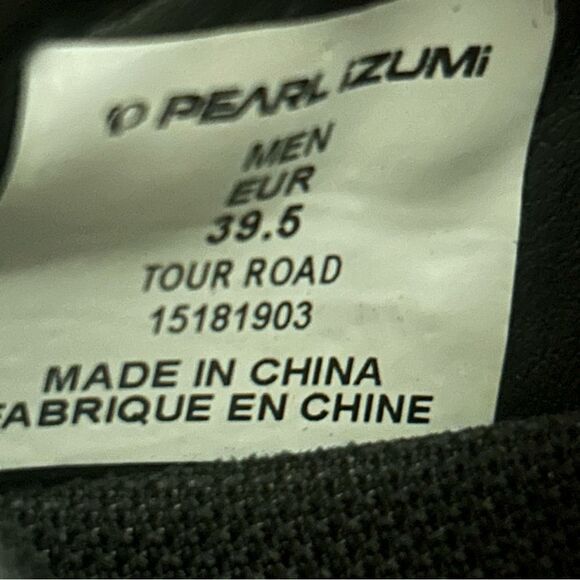 Pearl Izumi Tour Road Cycling Shoes Black Size EU 39.5 US Mens 6.75 Womens 7.75 - Picture 7 of 8